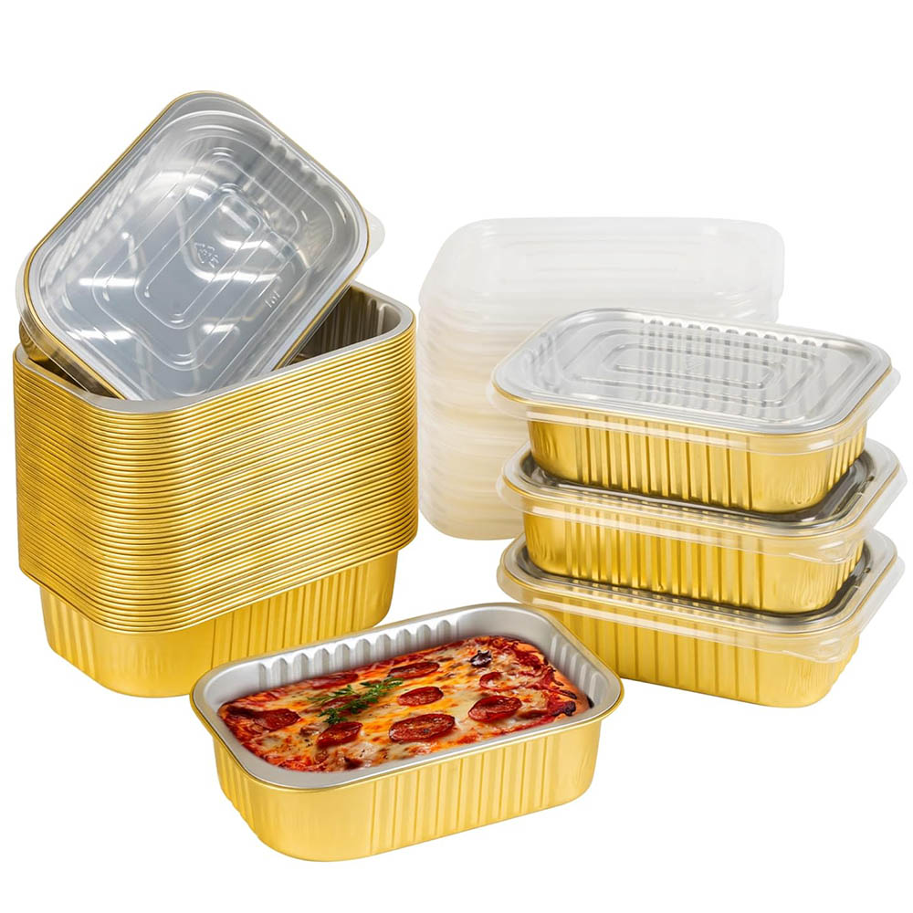 Meal Prep List - Small Aluminum Pans with Lids Heavy