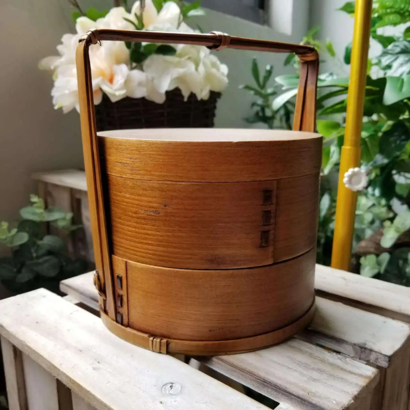 Meal Prep Japanese Food - Japanese Wooden Bento Lunch Box Vintage
