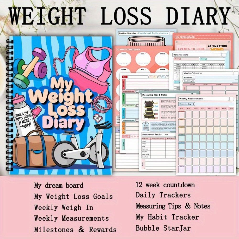 Fitness Tracker Weight Loss Pl – Meal Plan Notepad Bewertung und Preis