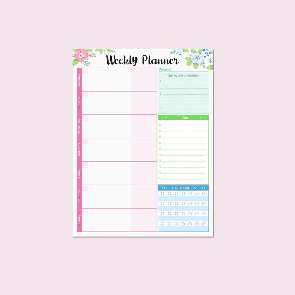 Wide To Do Planner Weekly Plan – Meal Plan Notepad Bewertung und Preis