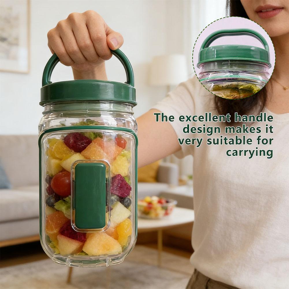 Portable Salad Container Jar w – Meal Prep List Bewertung und Preis