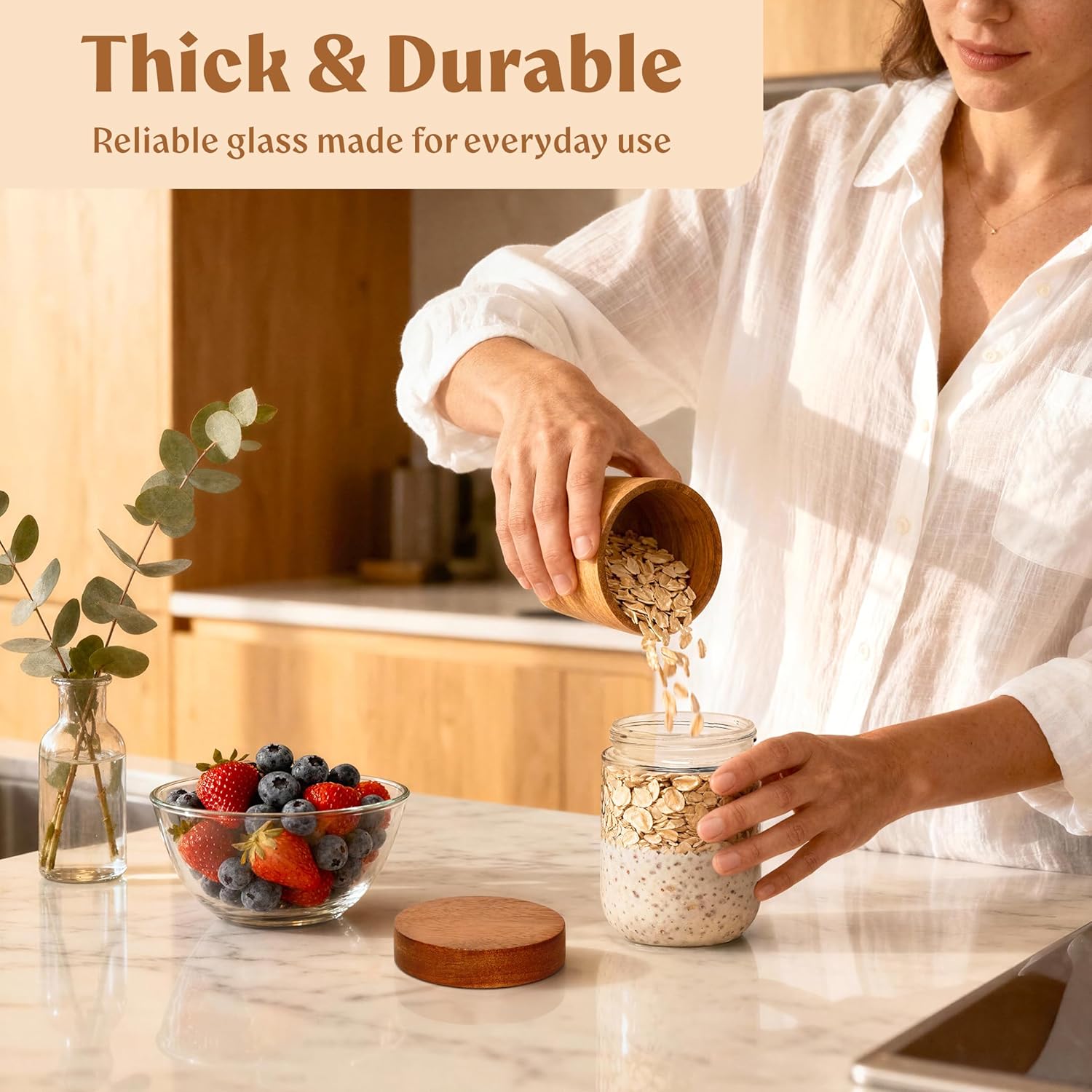 Overnight Oats Containers with – Meal Prep Overnight Oats Bewertung und Preis