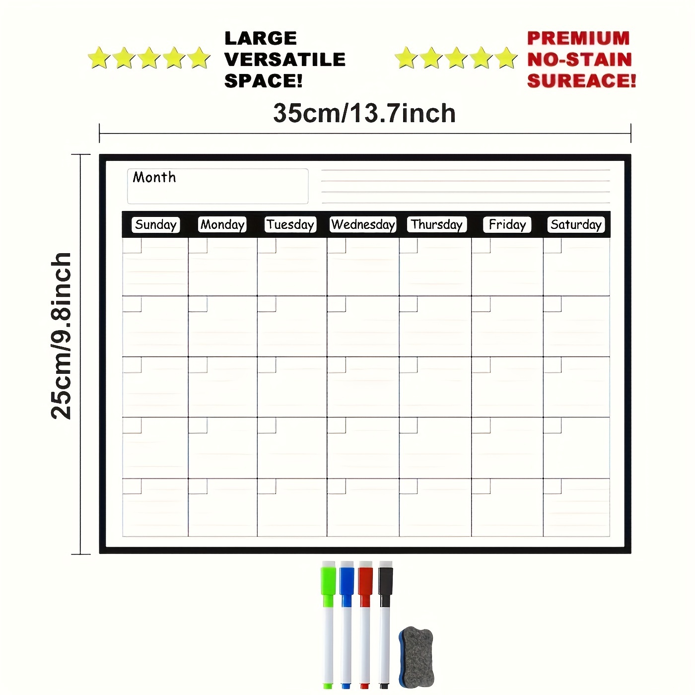 Magnetic refrigerator calendar – Meal Plan Notepad Bewertung und Preis