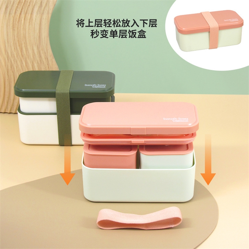 Double Compartment Lunch Box M – Meal Prep Japanese Food Bewertung und Preis