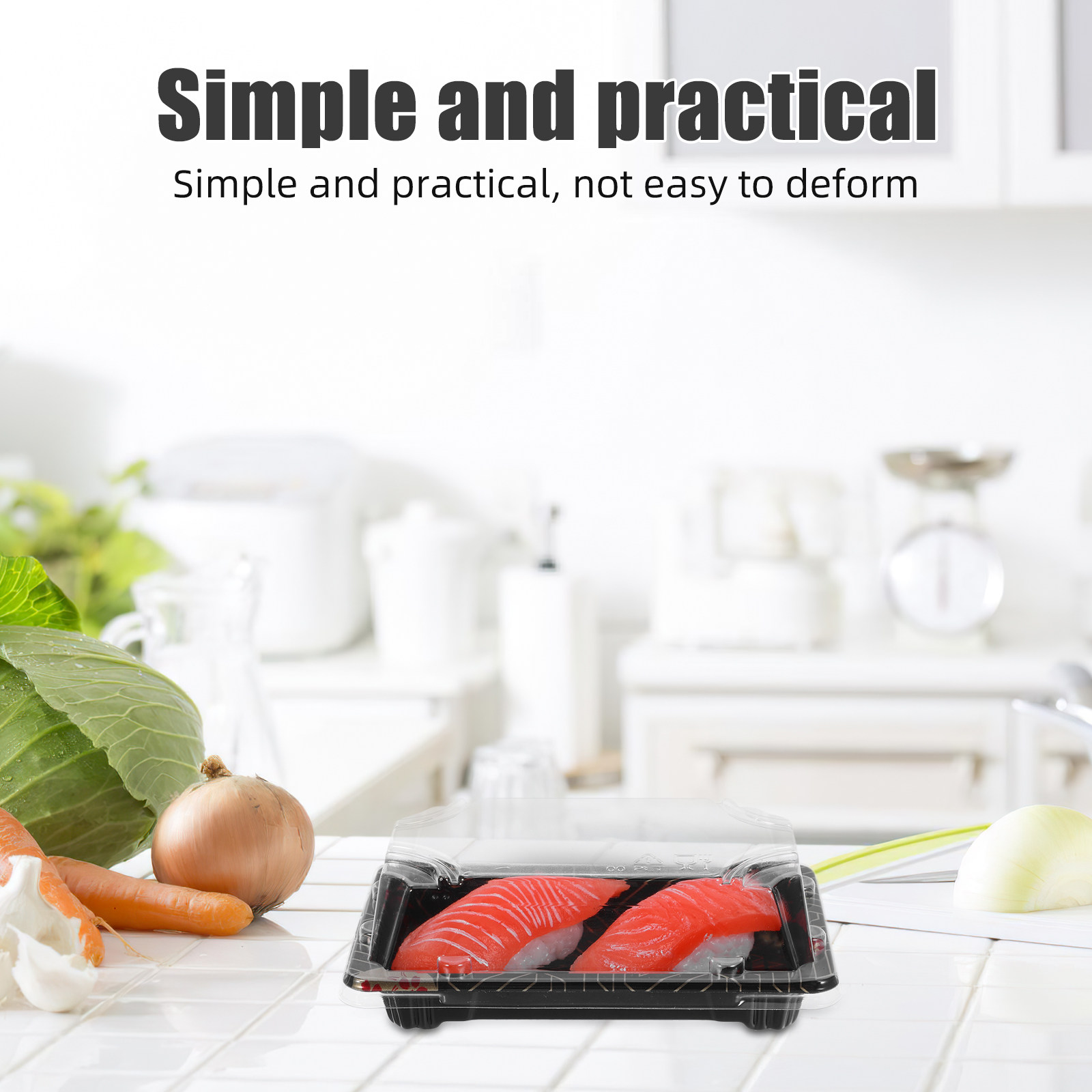 50Pcs Decorative Japanese Sush – Meal Prep Japanese Food Bewertung und Preis