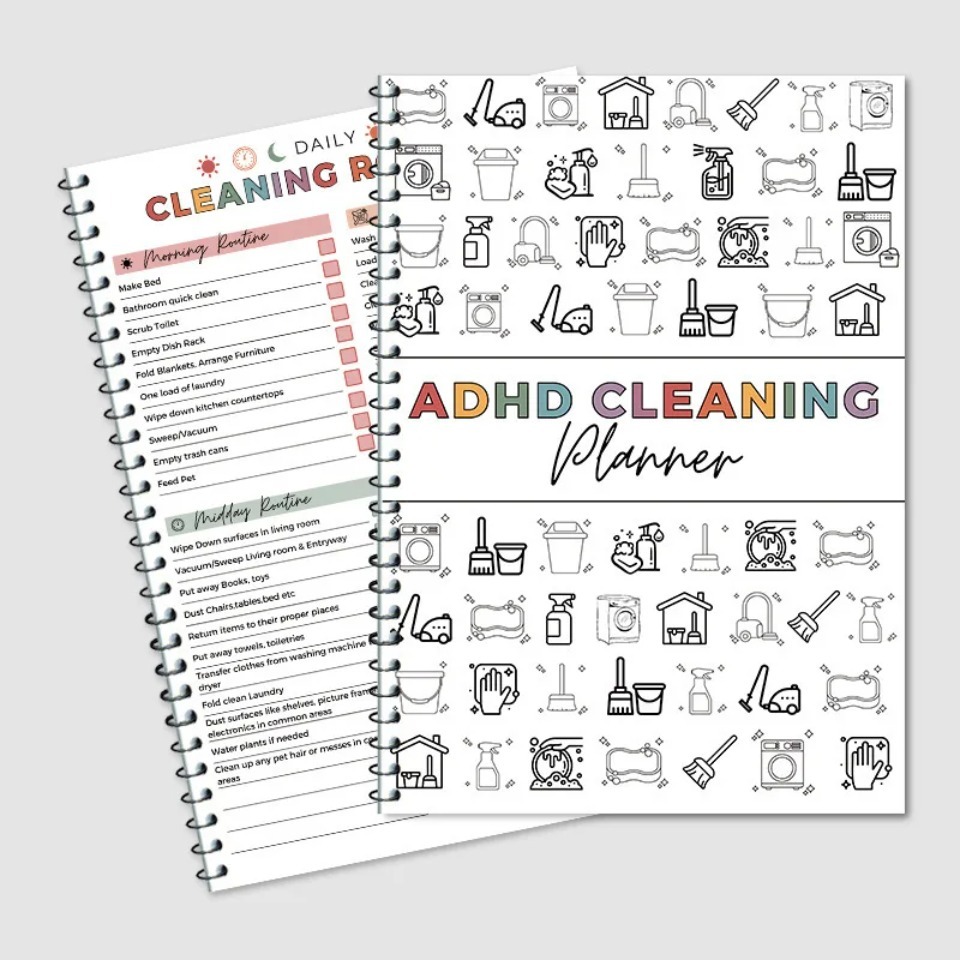 ADHD Cleaning Planner Bundle – – Meal Plan Notepad Bewertung und Preis