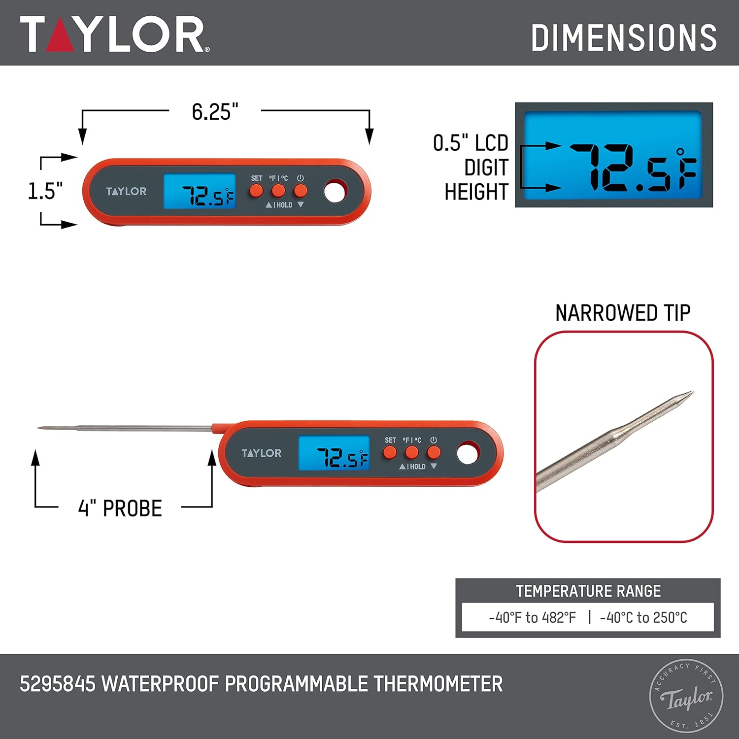 Digital Waterproof Meat Thermo – Meal Prep High Protein Bewertung und Preis