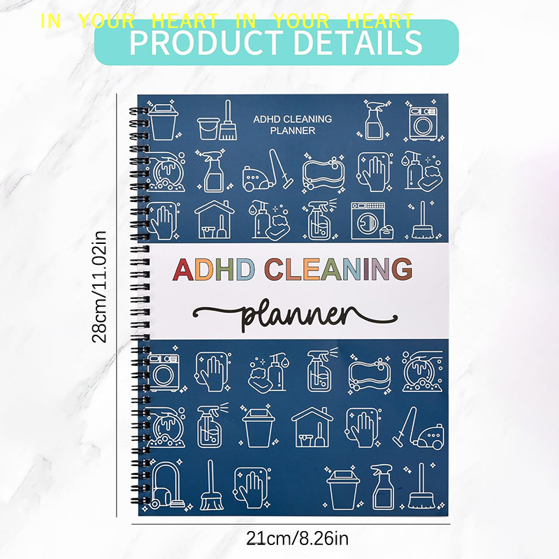 Daily, Weekly & Monthly Cleani – Meal Plan Notepad Bewertung und Preis