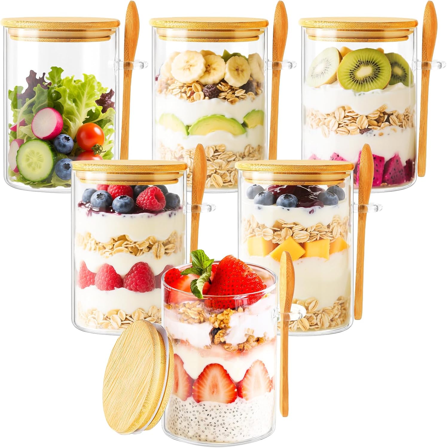 6 Pack Overnight Oats Containe – Meal Prep Overnight Oats Bewertung und Preis