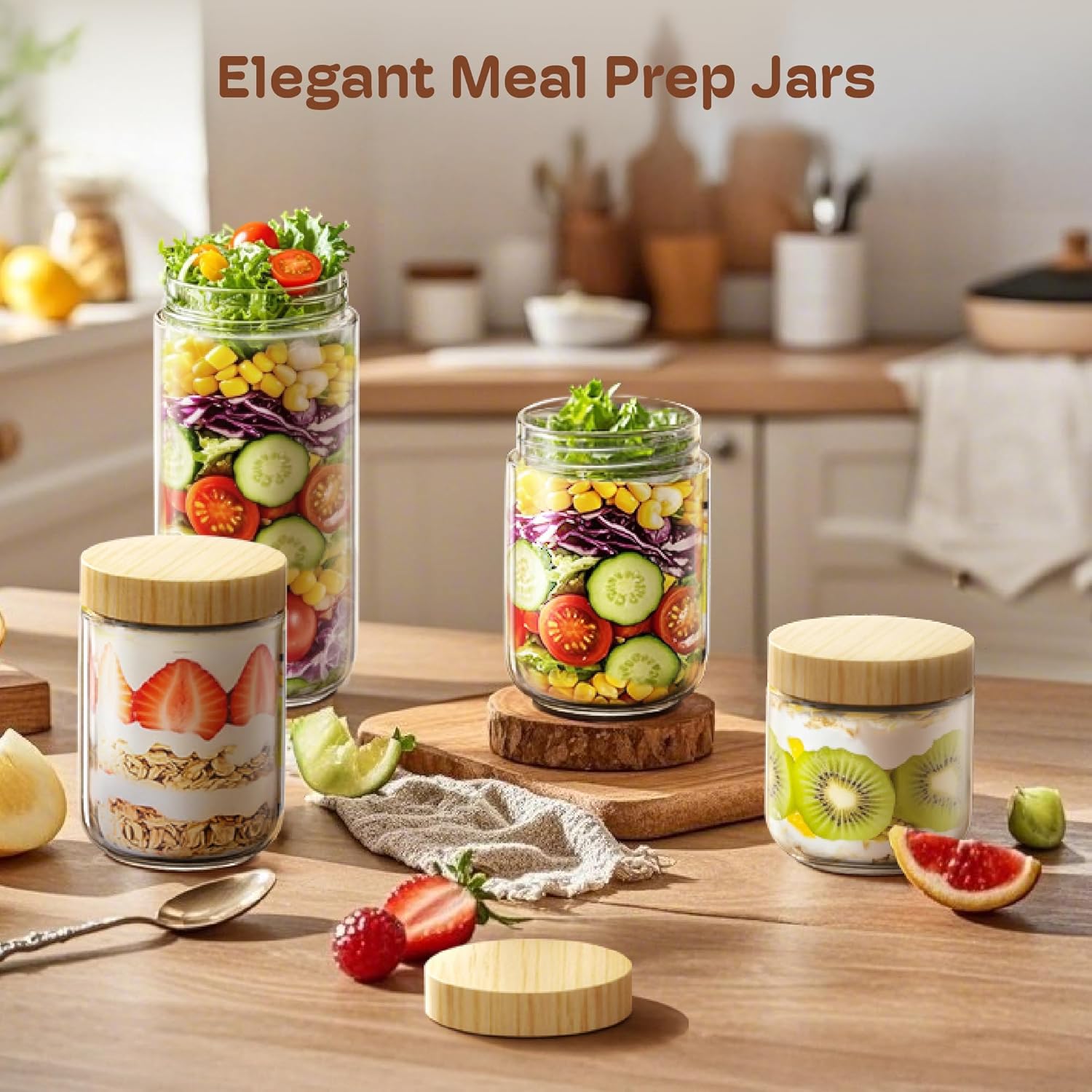 4 Pack 10oz Overnight Oats Con – Meal Prep Overnight Oats Bewertung und Preis