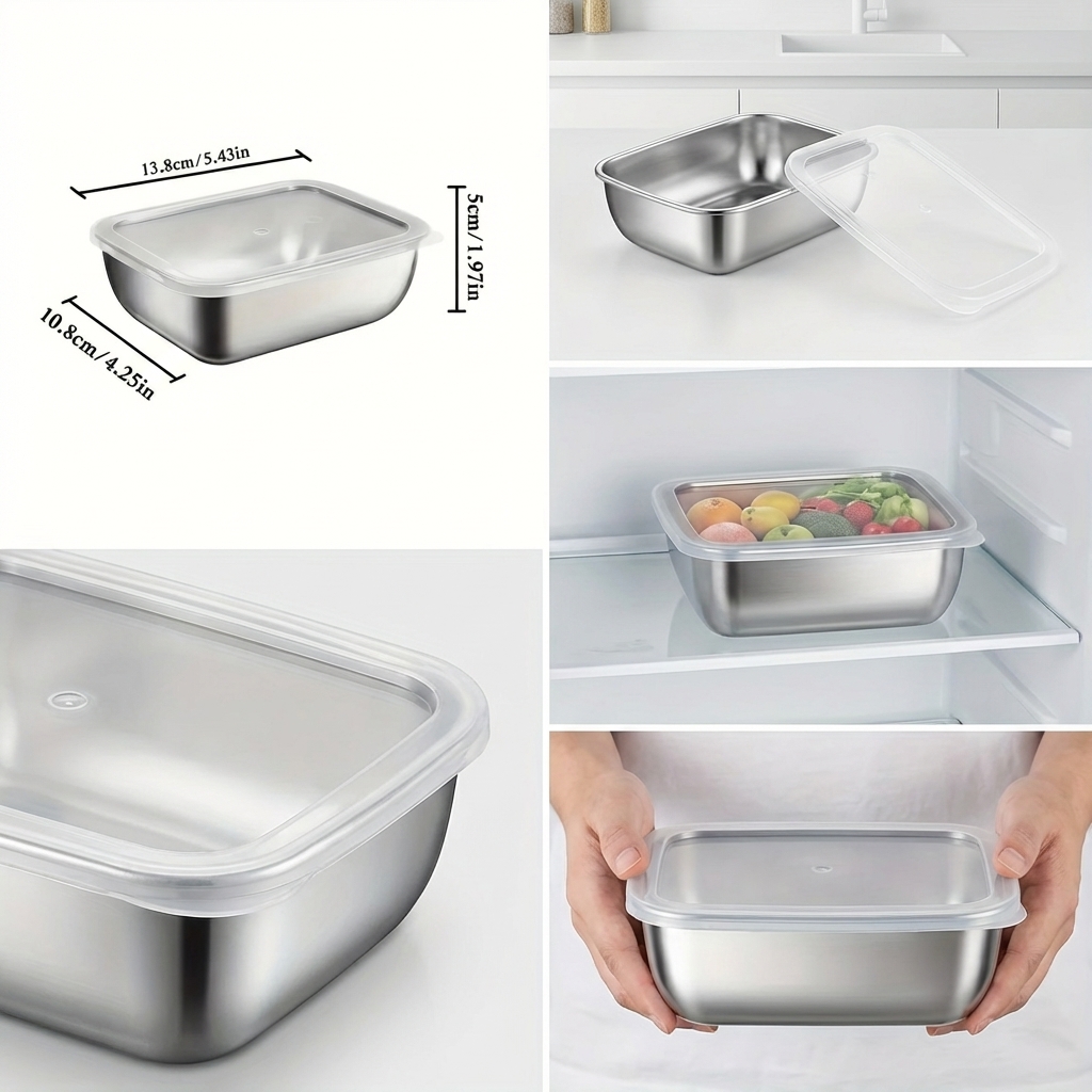 5PCS Stainless Steel Food Stor – Meal Prep List Bewertung und Preis