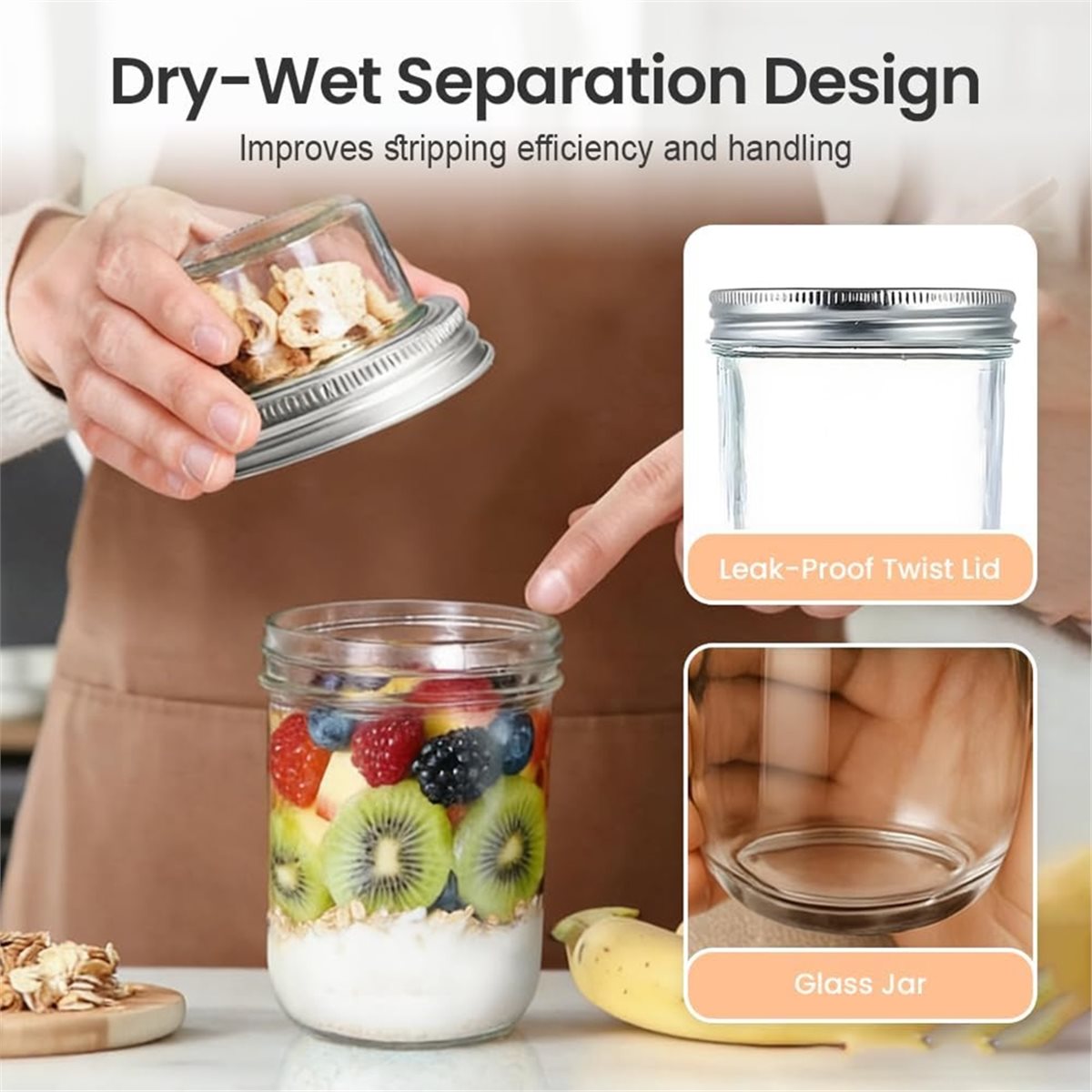 BAAE Overnight Oats Containers – Meal Prep Overnight Oats Bewertung und Preis