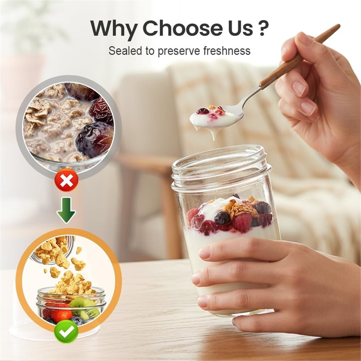 BAAE Overnight Oats Containers – Meal Prep Overnight Oats Bewertung und Preis