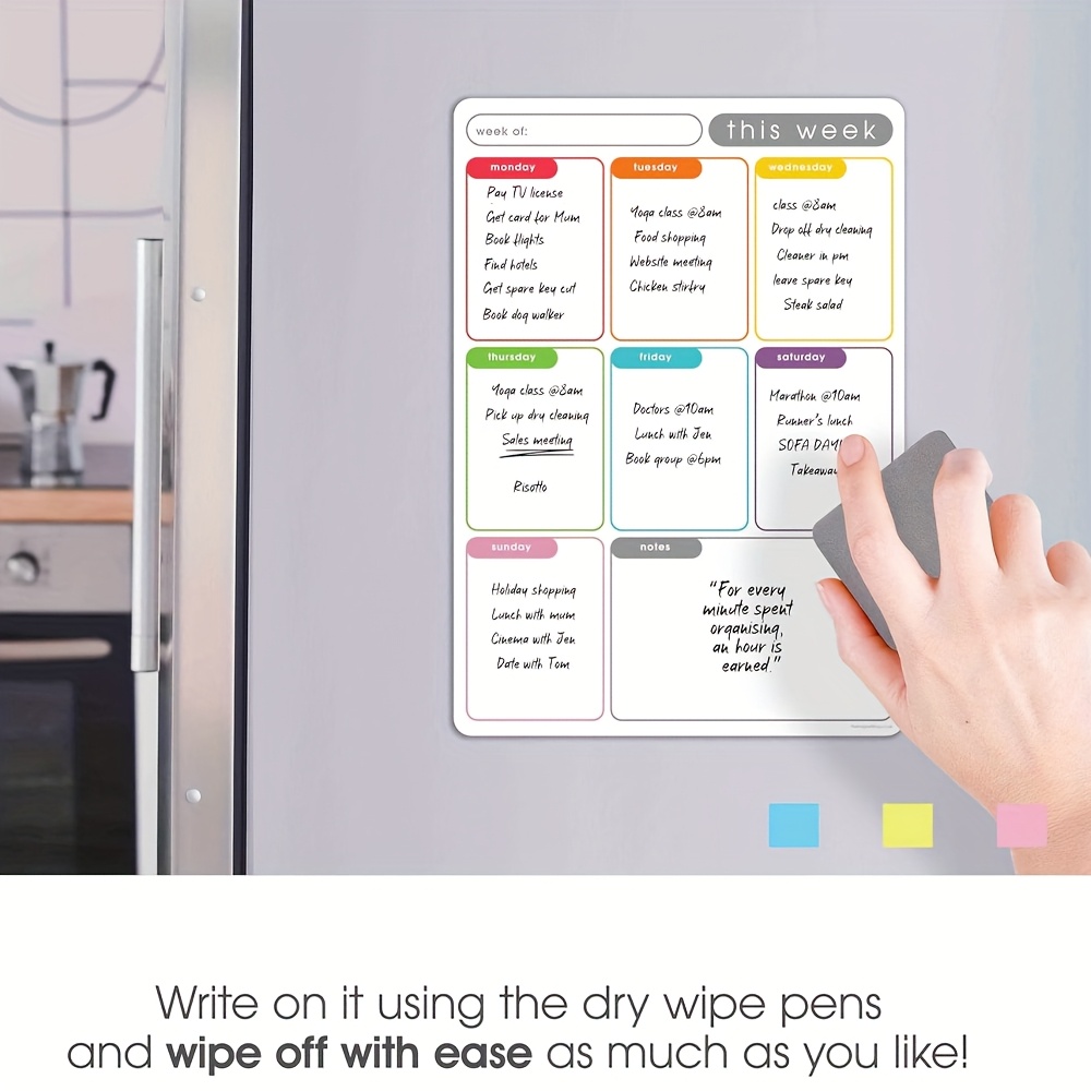 A4 Magnetic Weekly Planner, Er – Meal Plan Notepad Bewertung und Preis