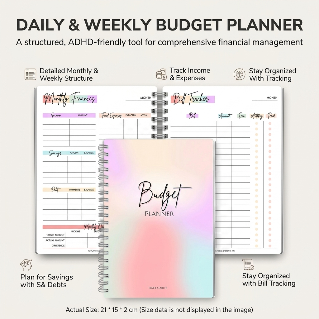 Daily Income and Expense Noteb – Meal Plan Notepad Bewertung und Preis