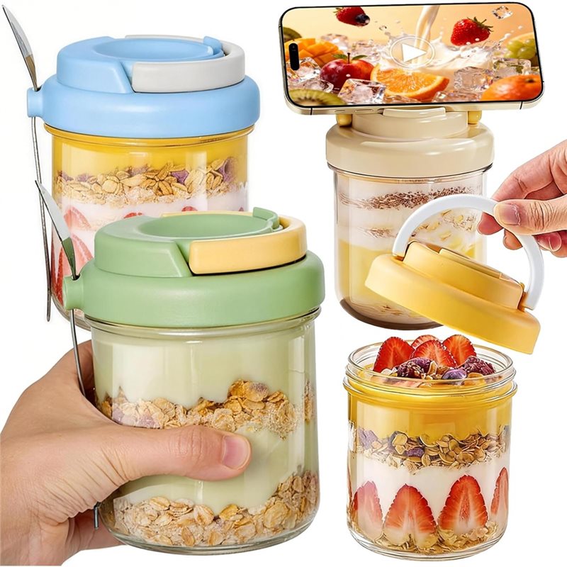 【THANKSGIVING DAY】4 Pack 16 Oz – Meal Prep Overnight Oats Bewertung und Preis