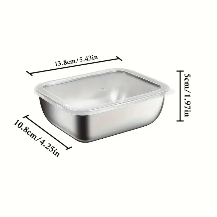 5pcs Stainless Steel Food Stor – Meal Prep List Bewertung und Preis