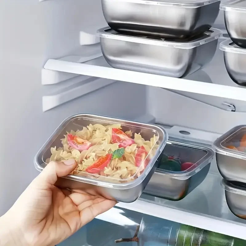 5pcs Stainless Steel Food Stor – Meal Prep List Bewertung und Preis