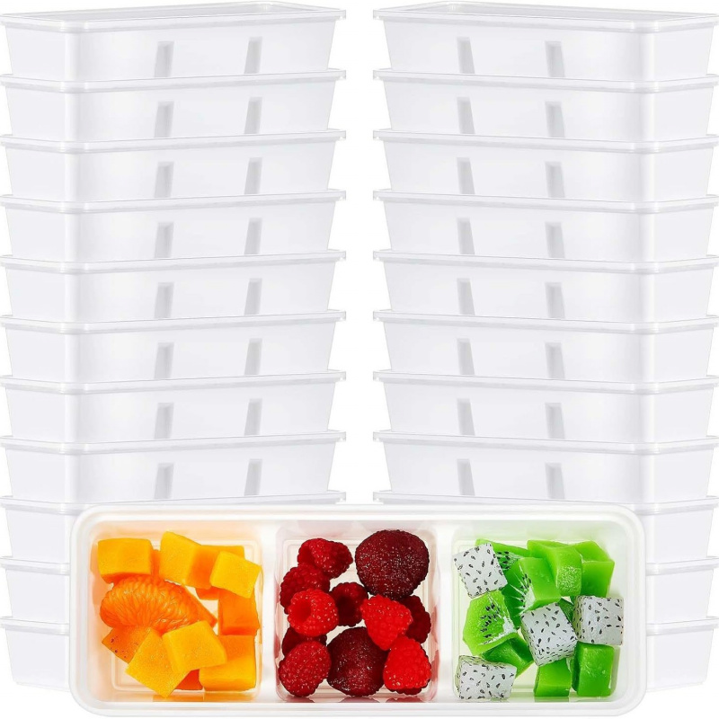 【25-Count 3-Section Food Conta – Meal Prep Japanese Food Bewertung und Preis