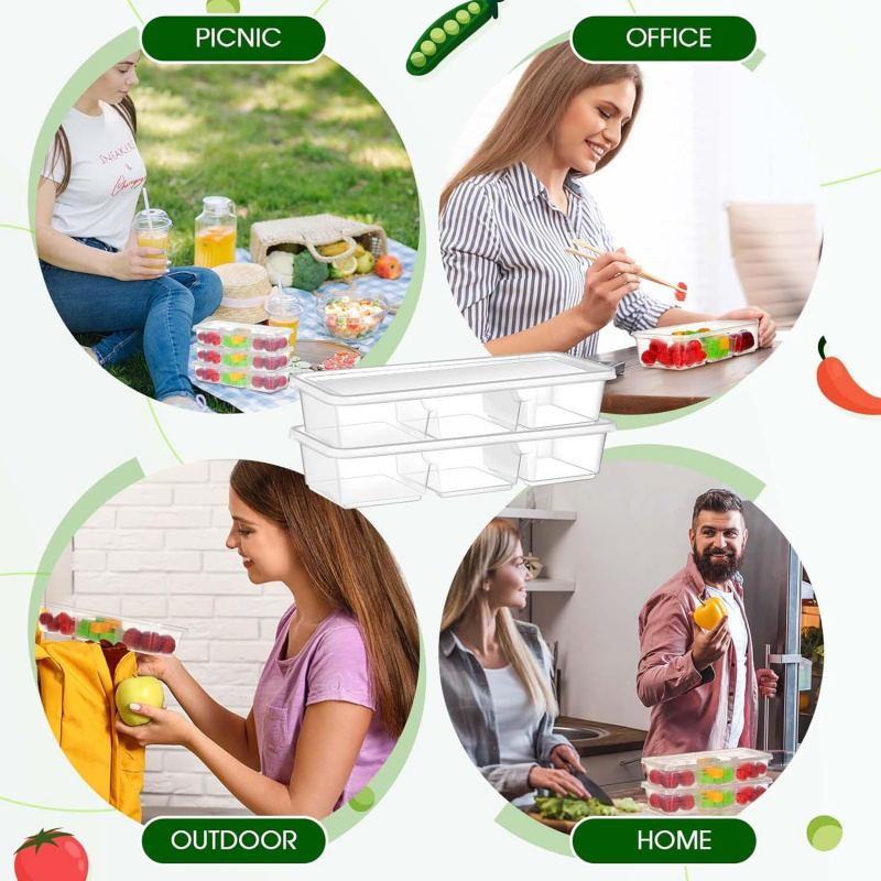 【25-Count 3-Section Food Conta – Meal Prep Japanese Food Bewertung und Preis