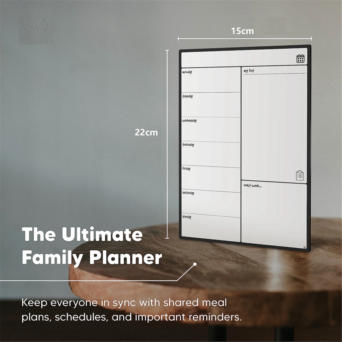 GIGI Magnetic Whiteboard Fridg – Meal Plan Notepad Bewertung und Preis