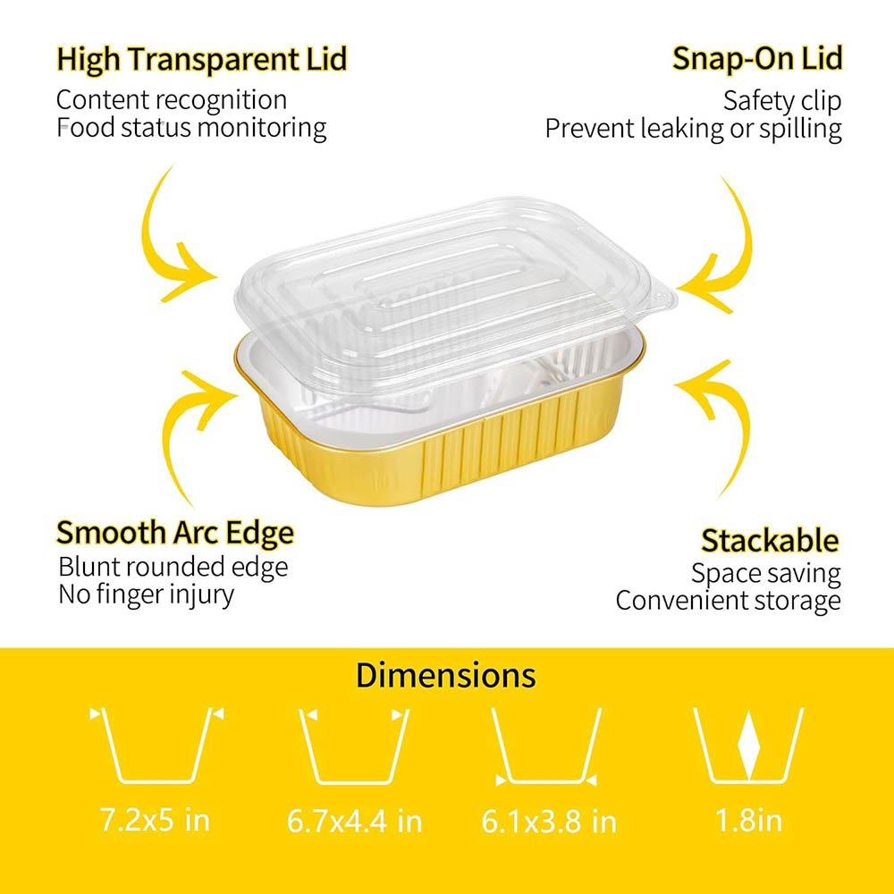 Small Aluminum Pans with Lids  – Meal Prep List Bewertung und Preis