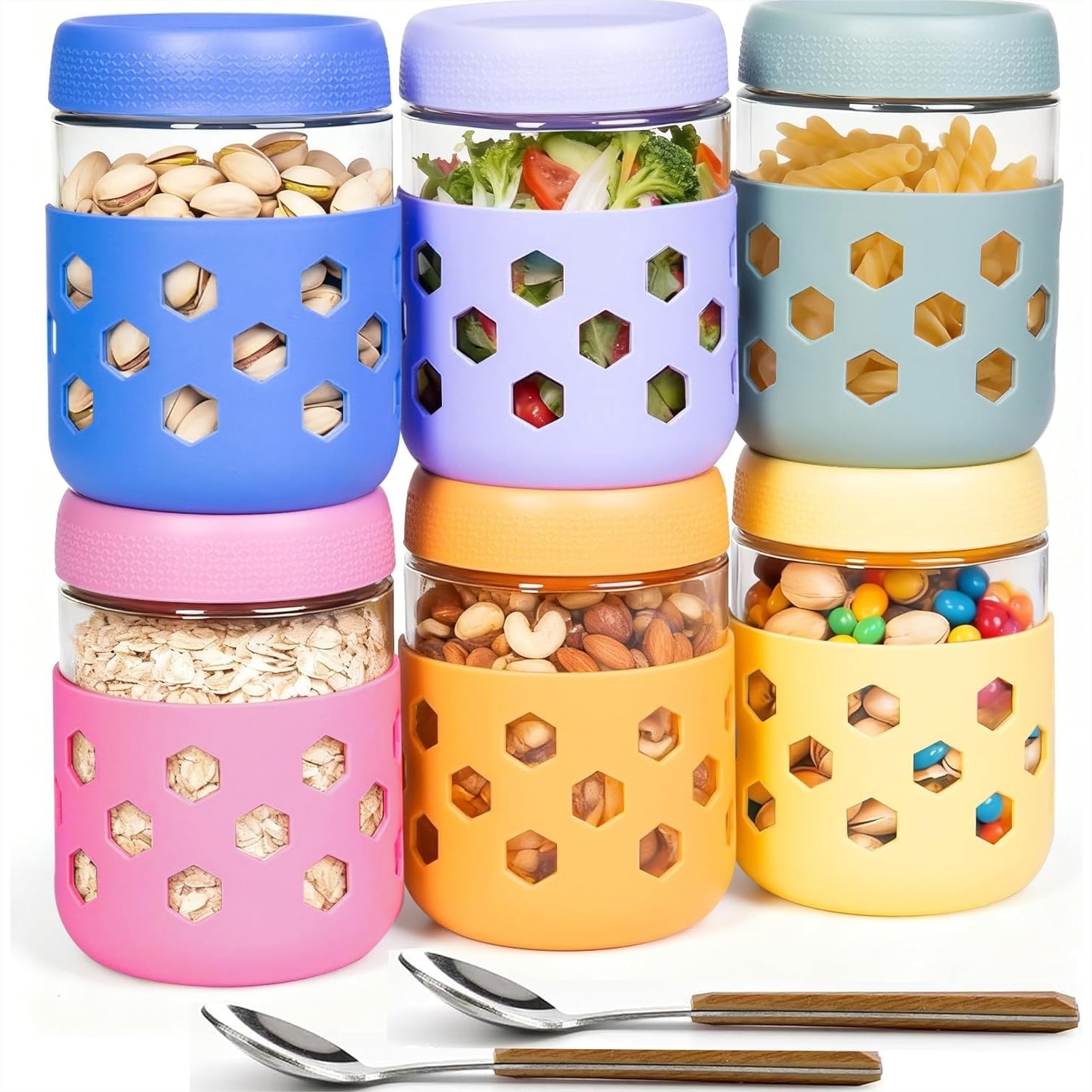 6-Pack 16 oz Overnight Oats Ja – Meal Prep Overnight Oats Bewertung und Preis