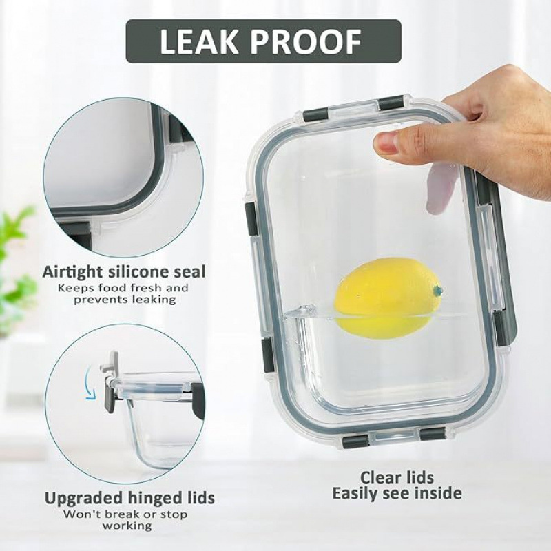 Glass Food Storage Container W – Meal Prep List Bewertung und Preis