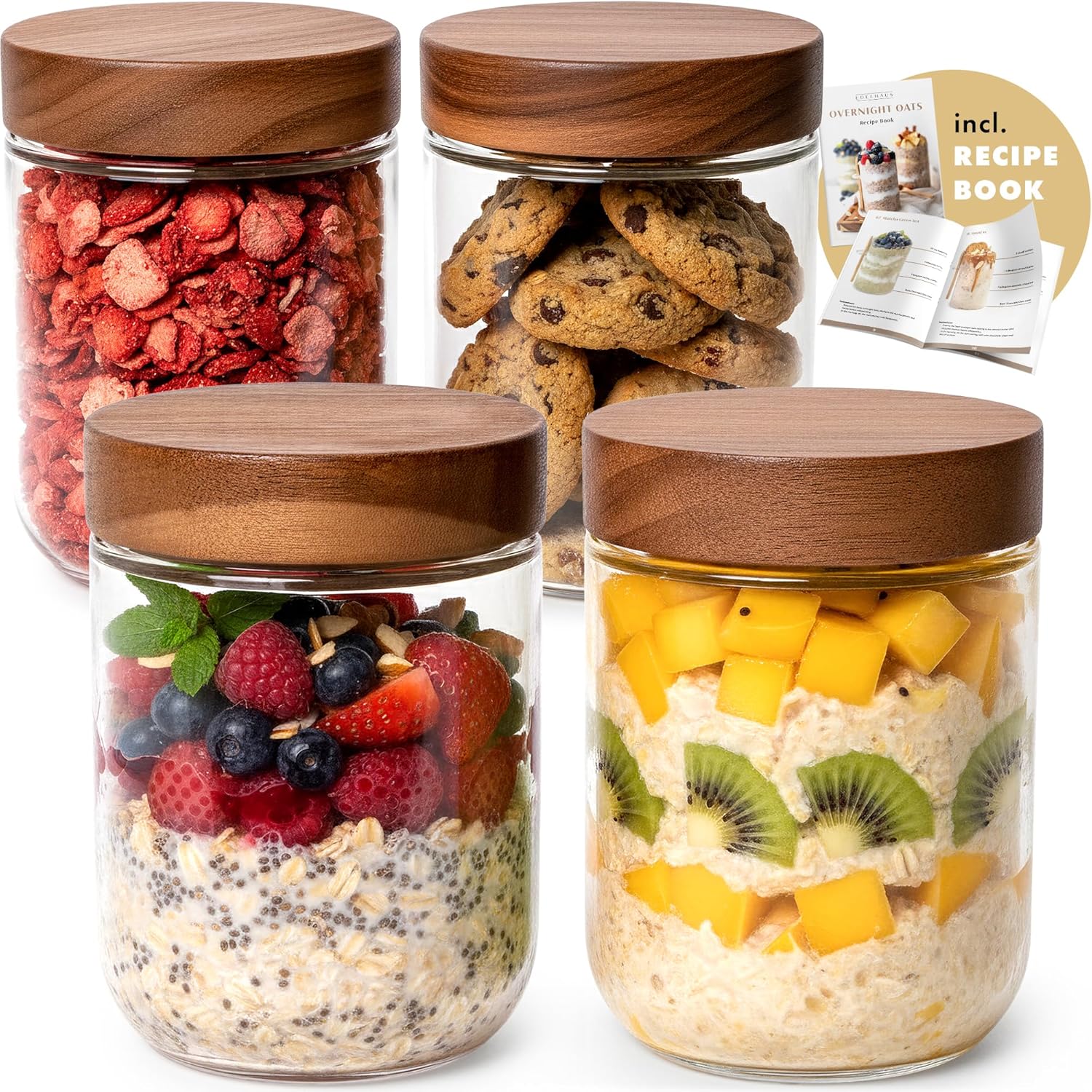 Overnight Oats Containers with – Meal Prep Overnight Oats Bewertung und Preis