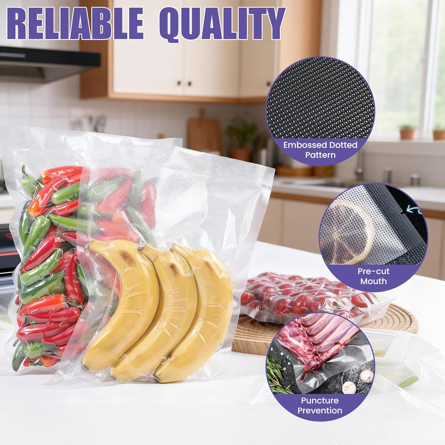 200 Vacuum Sealer Bags 6x10in  – Meal Prep List Bewertung und Preis