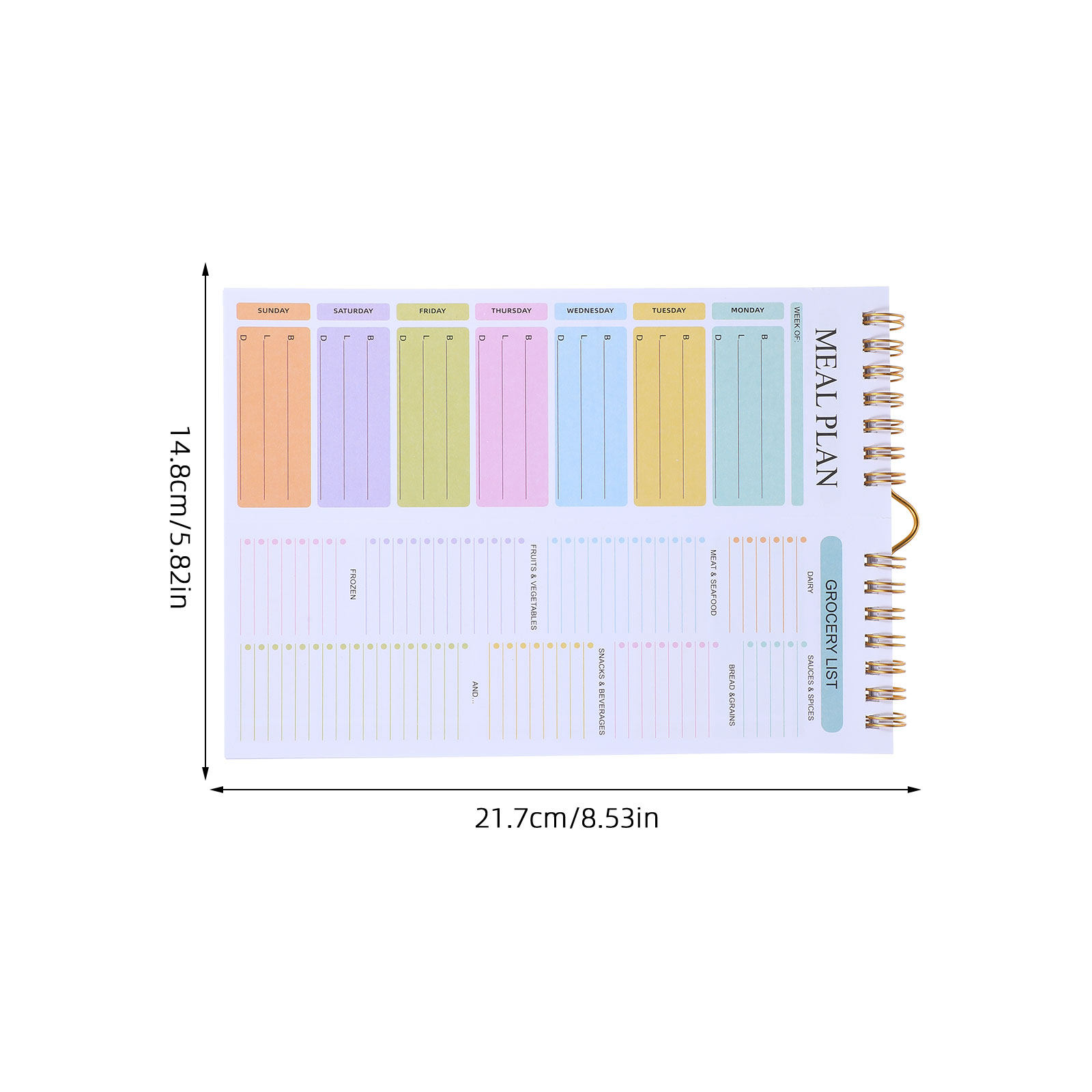 A5 Undated Weekly Meal Planner – Meal Plan Notepad Bewertung und Preis