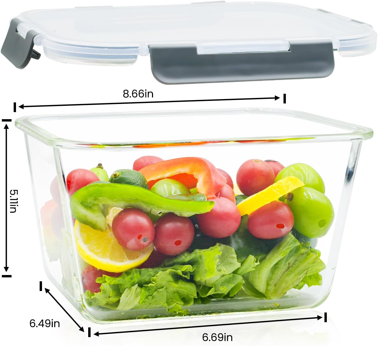 Large Glass Storage Containers – Meal Prep Rotisserie Chicken Bewertung und Preis