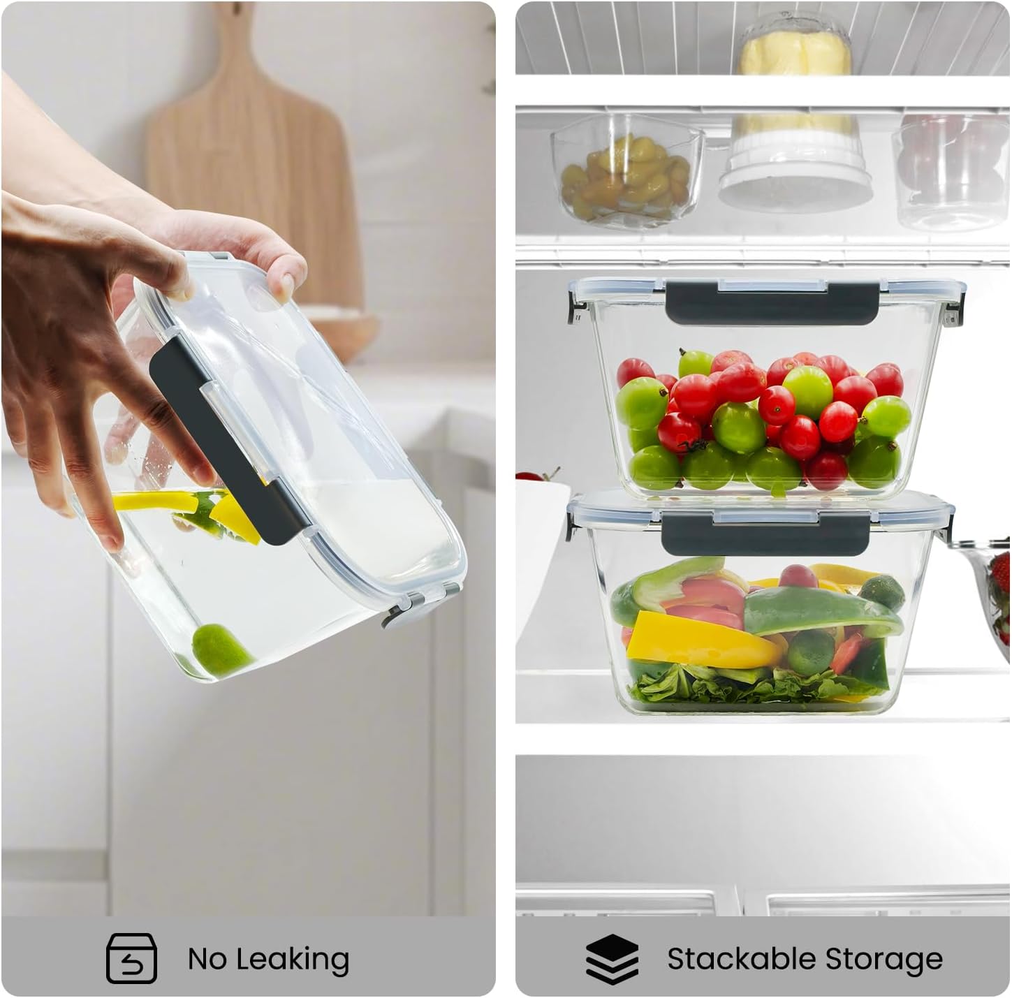 Large Glass Storage Containers – Meal Prep Rotisserie Chicken Bewertung und Preis