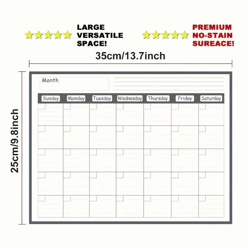 Magnetic refrigerator calendar – Meal Plan Notepad Bewertung und Preis