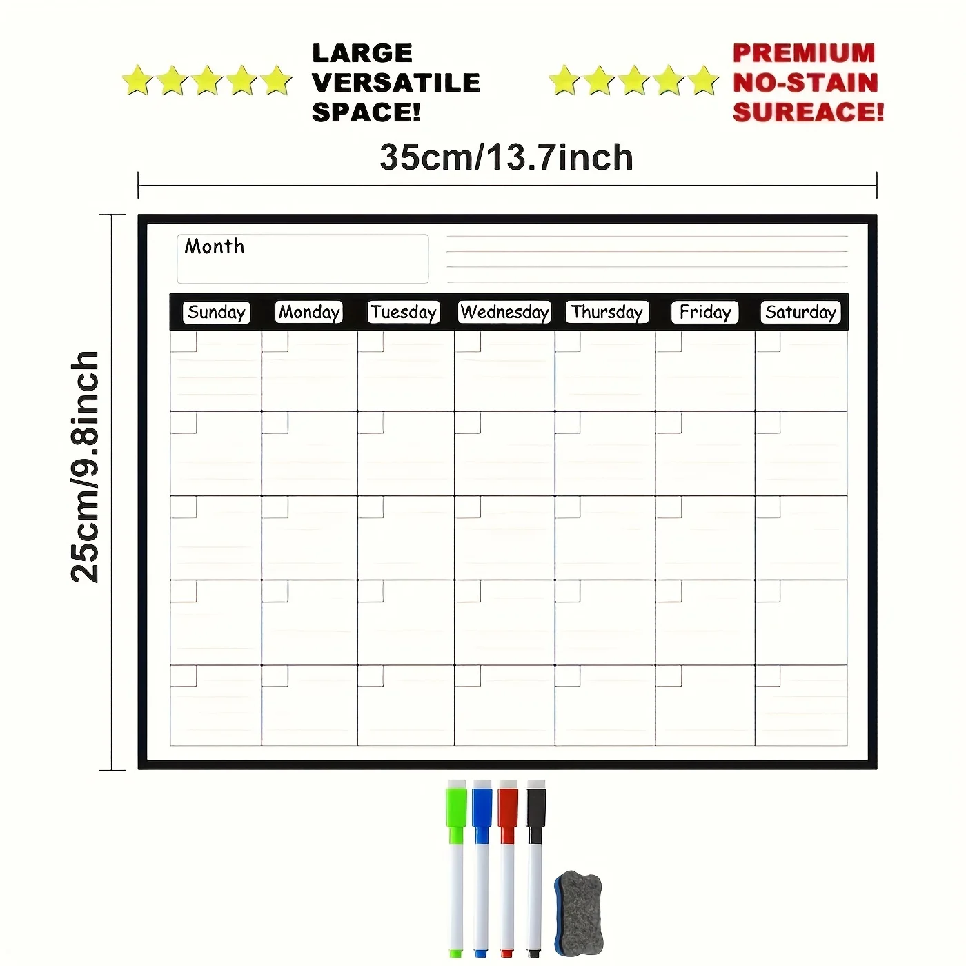 Magnetic refrigerator calendar – Meal Plan Notepad Bewertung und Preis